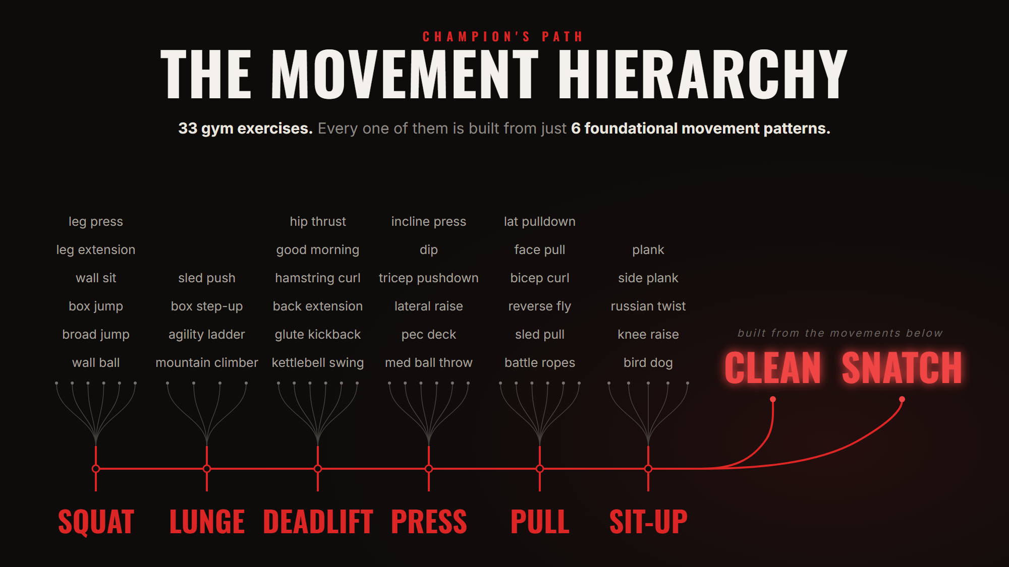 The Movement Hierarchy: Why a Short List of Movements Decides Everything